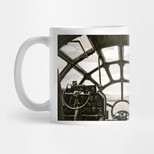 Cockpit of B-29 Bomber Mug